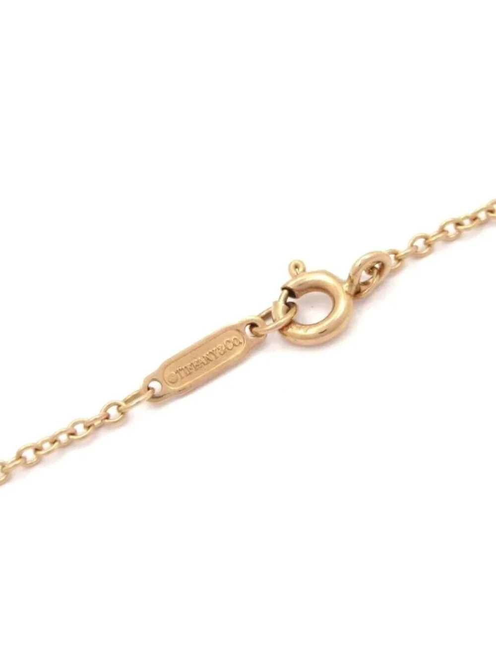 Tiffany & Co Necklace Full Driss Key 18k Pink Gold Diamond
